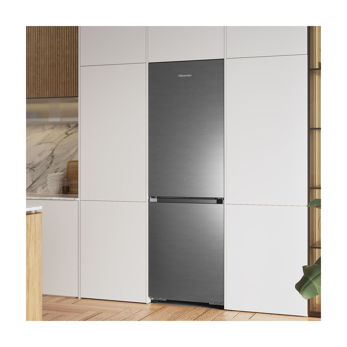 Frigorífico combi Hisense RB3K330SAIC, 330 l, Total No Frost