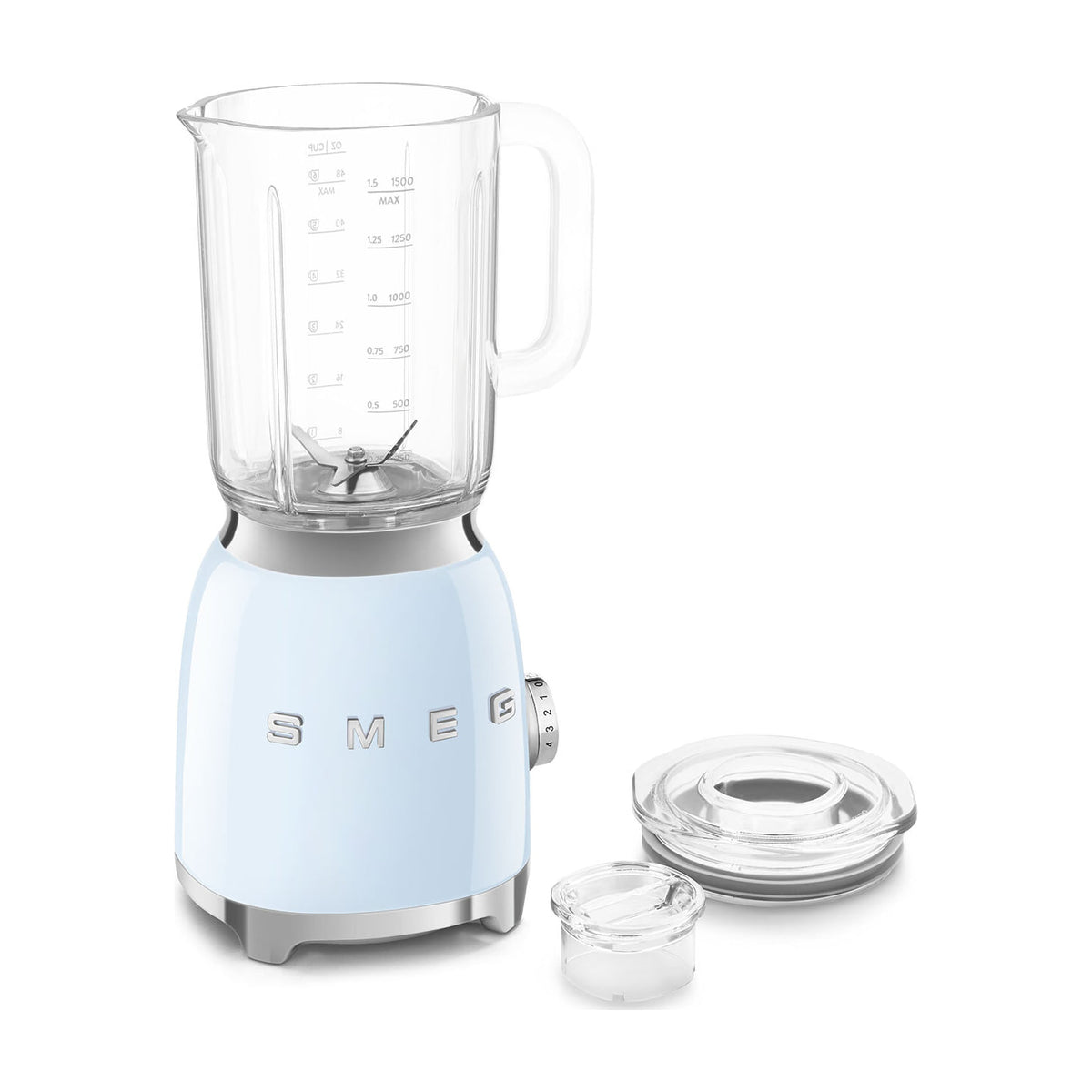Batidora de vaso Smeg BLF03PBEU de 800 W y jarra de 1,5 l