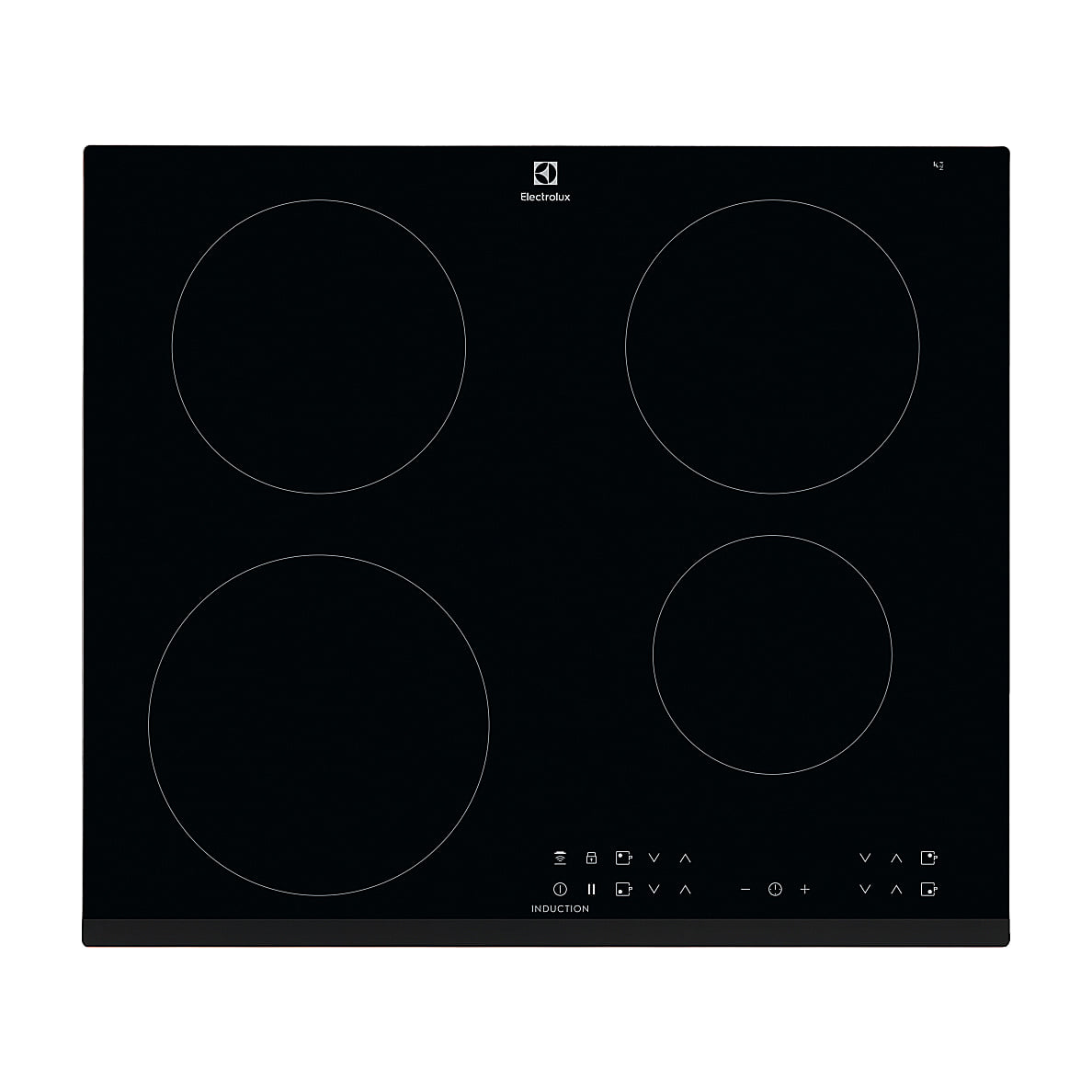 Placa de inducción Electrolux LIT6043 de 4 zonas, 60 cm y borde biselado