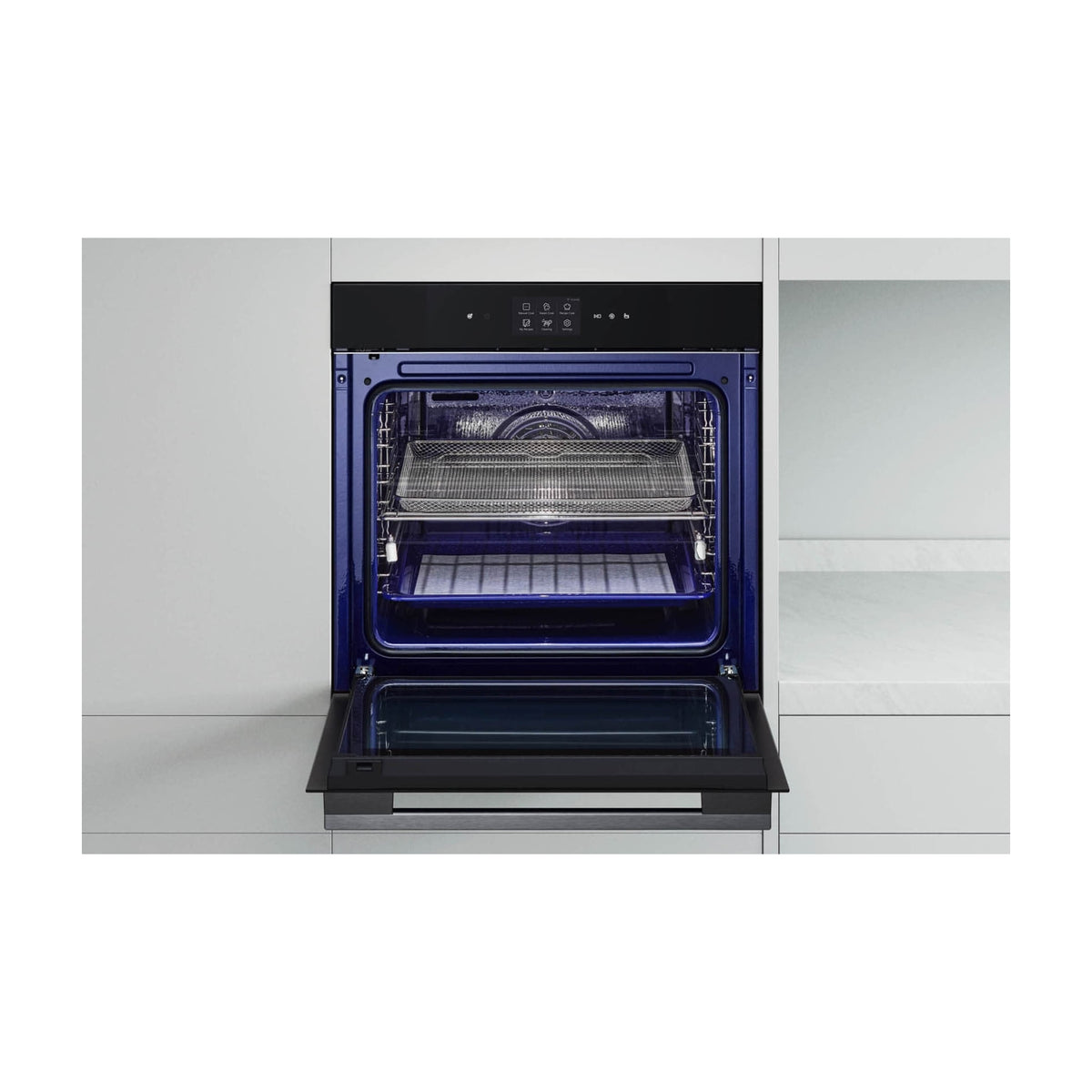 Horno de vapor LG WSED7667M de 76 l con Wi-Fi ThinQ