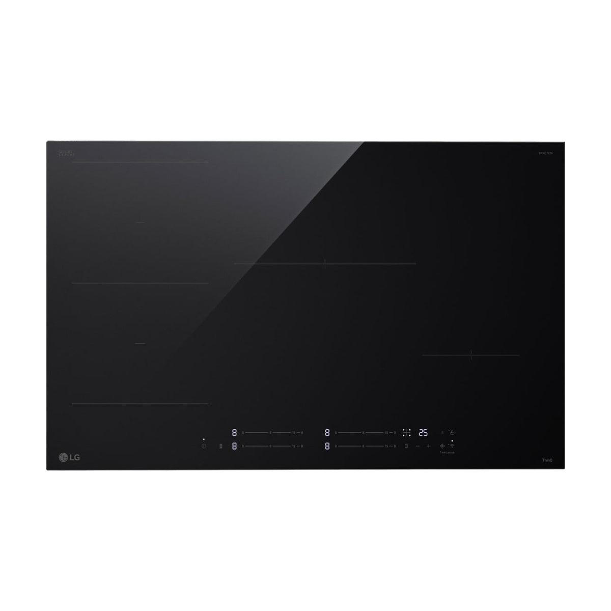 Placa de inducción LG CBIZ3035B de 80 cm con zona flexible y Wi-Fi