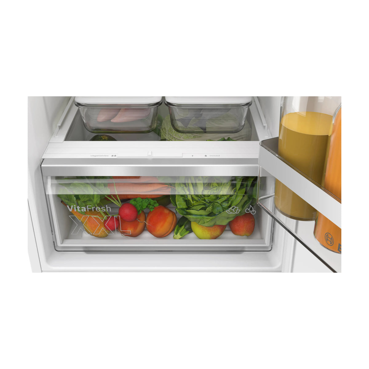 Frigorífico combi integrable Bosch KIV86VSE0, 267 l, LowFrost