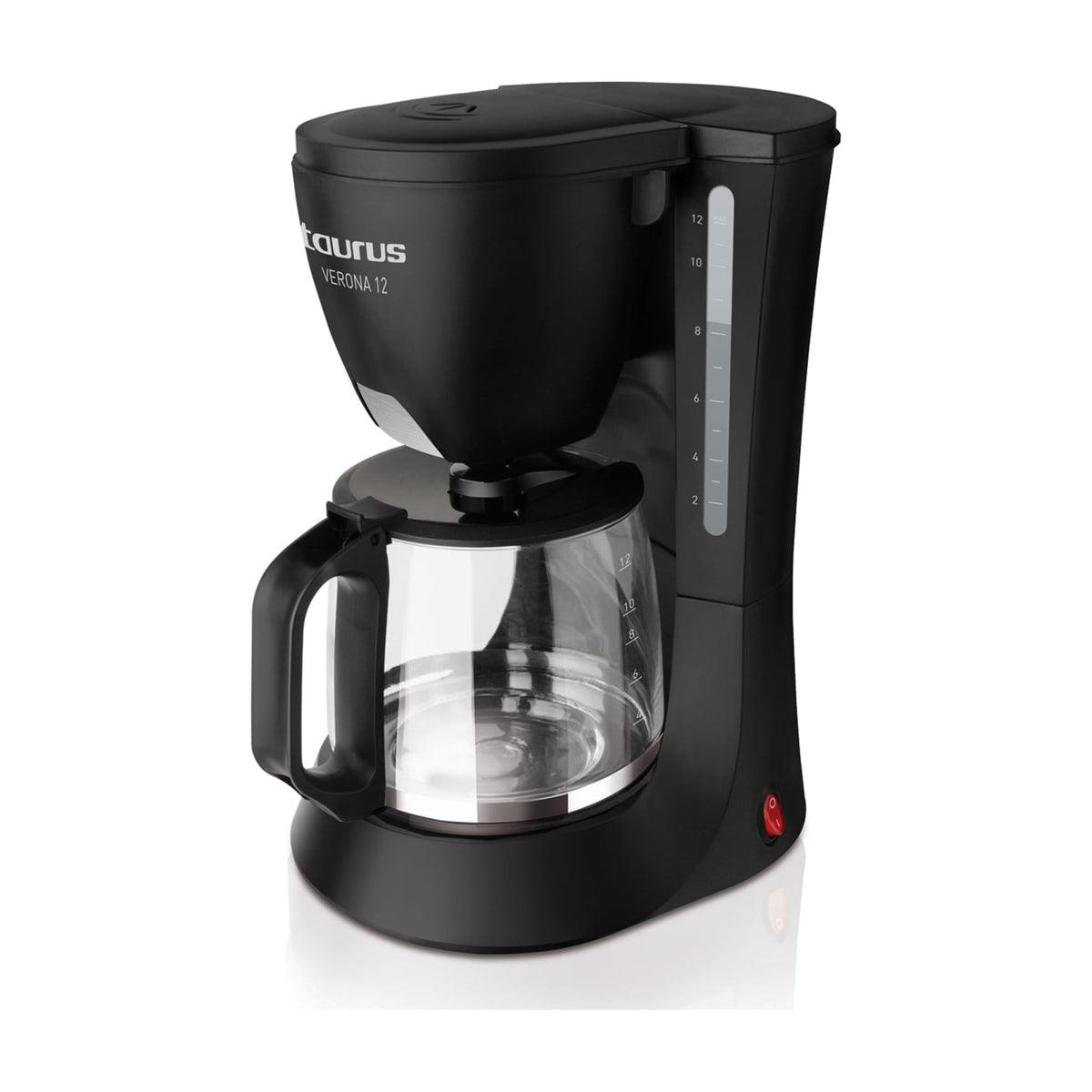 Cafetera de goteo Taurus Verona 12, 680 W y 12 tazas