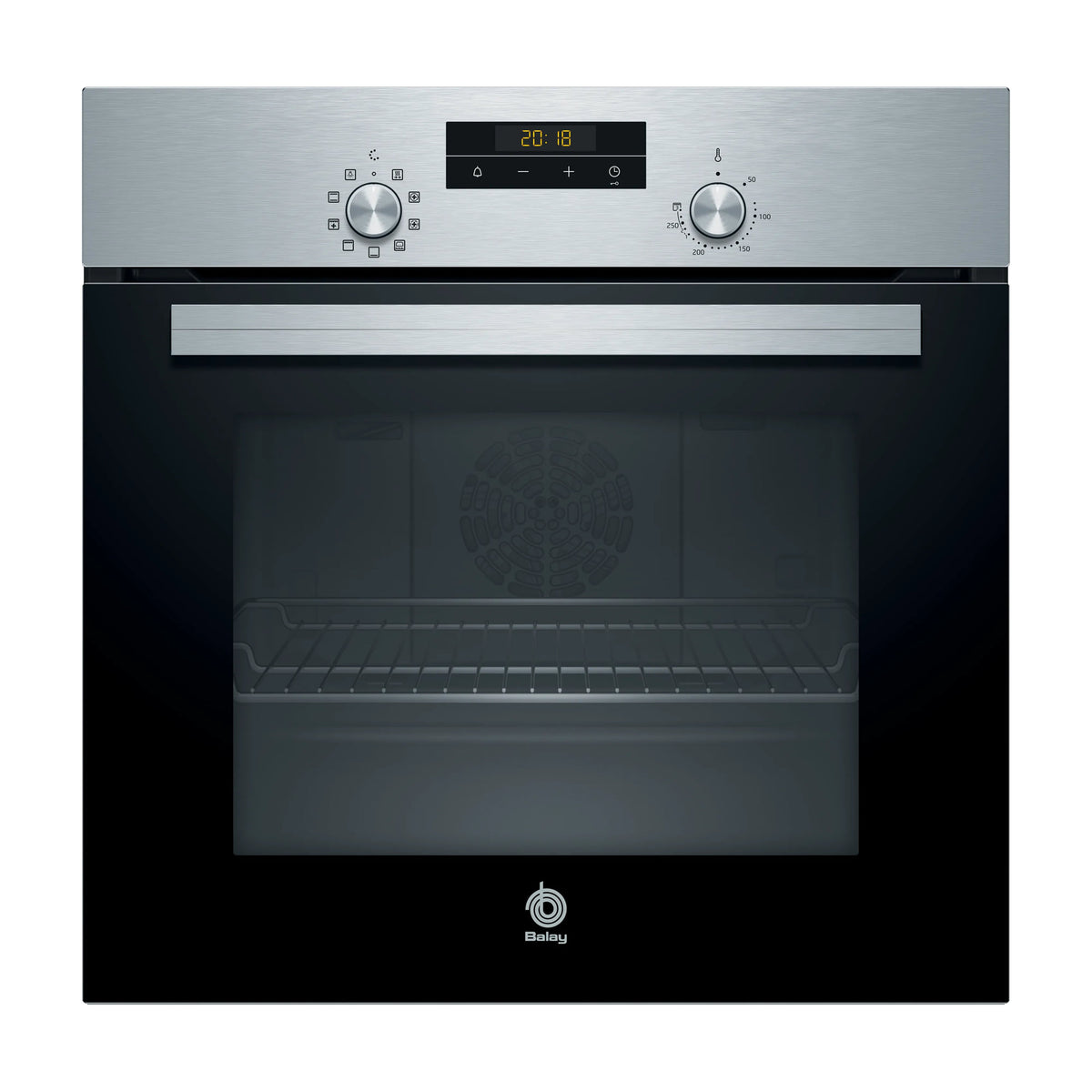 Horno multifunción Balay 3HB2031X0 de 66 l con limpieza hidrolítica, inox