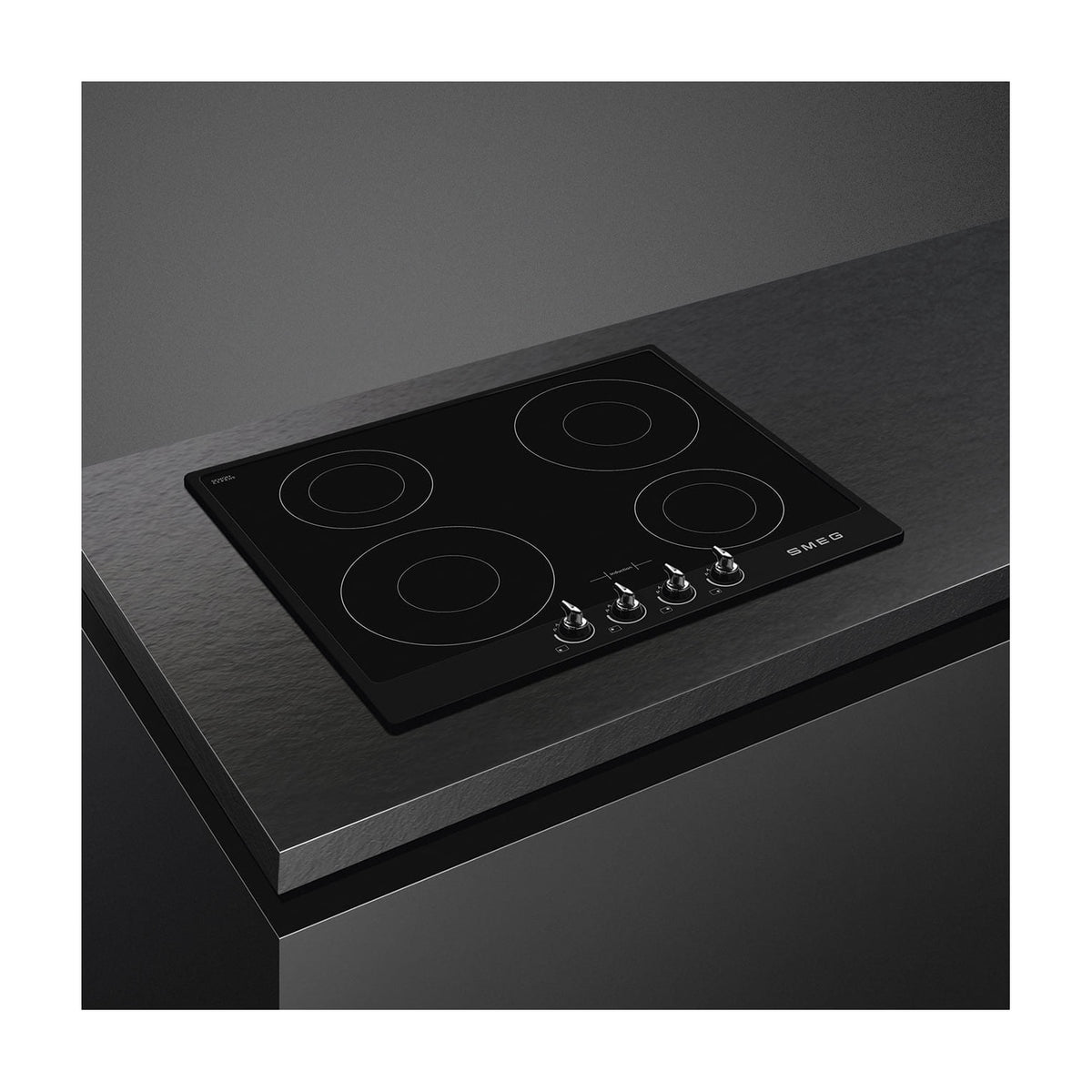 Placa de inducción Smeg SI964NM de 60 cm con 4 zonas y mandos frontales
