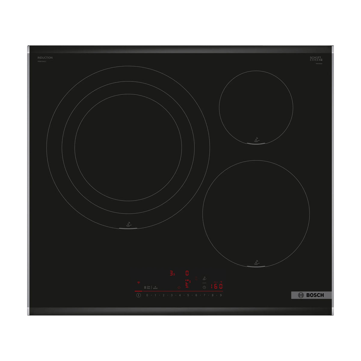 Placa de inducción Bosch PID675HC1E de 60 cm con Home Connect