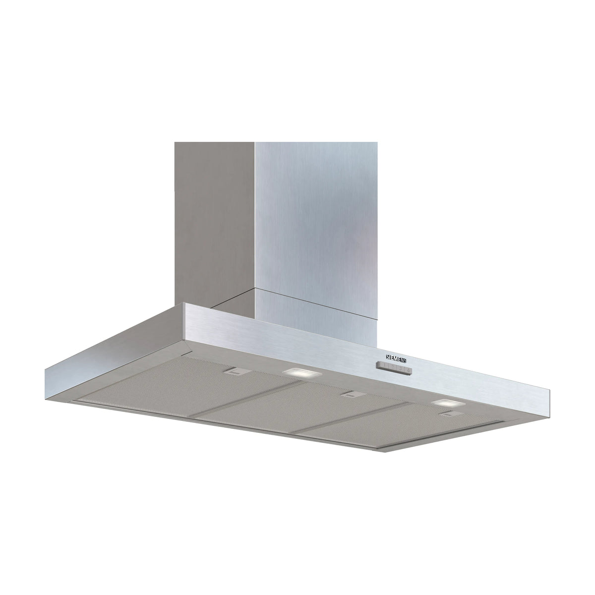 Campana decorativa Siemens LC95BCC30 de 90 cm, acero mate antihuellas