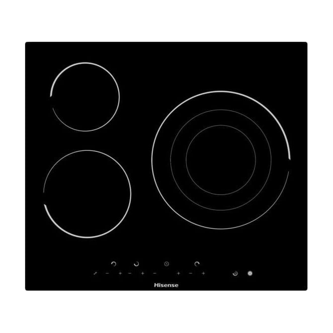 Placa vitrocerámica Hisense E6322C de 3 zonas y 5700 W