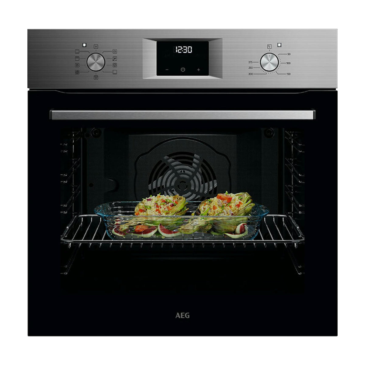 Horno multifunción AEG OU5AB21FSM de 72 L con limpieza AquaClean