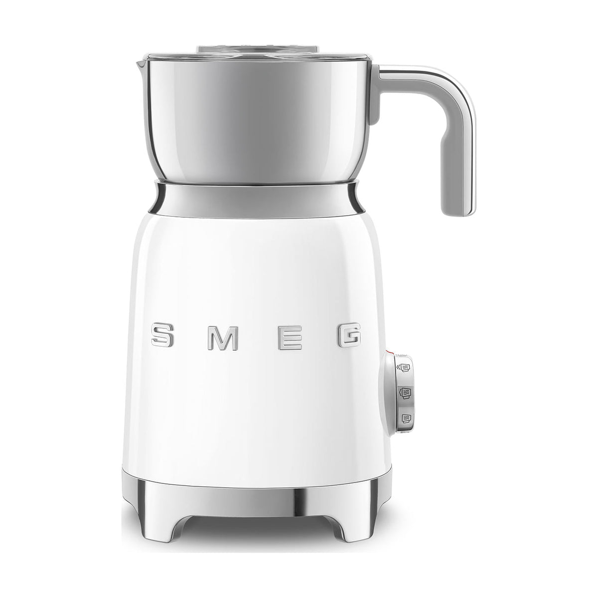 Espumador de leche Smeg MFF11WHEU de inducción, 500 W, blanco