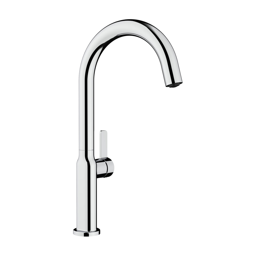 Grifo de cocina Teka Oval 915 monomando cromado con caño alto giratorio