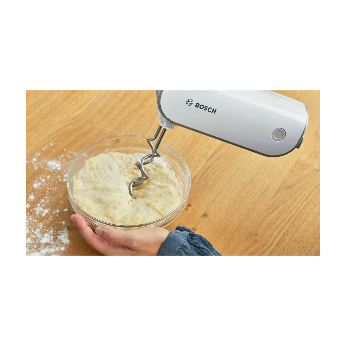 Batidora de repostería Bosch MFQ49300 de 850 W con 5 velocidades y turbo