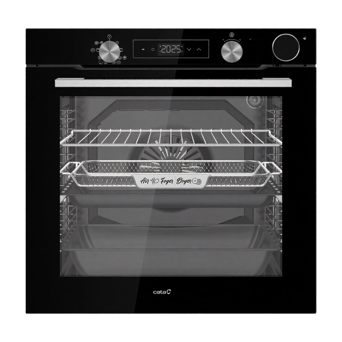 Horno CATA PDS 8028 BK DVA Steam Air Fryer, 80 l, pirolítico con vapor