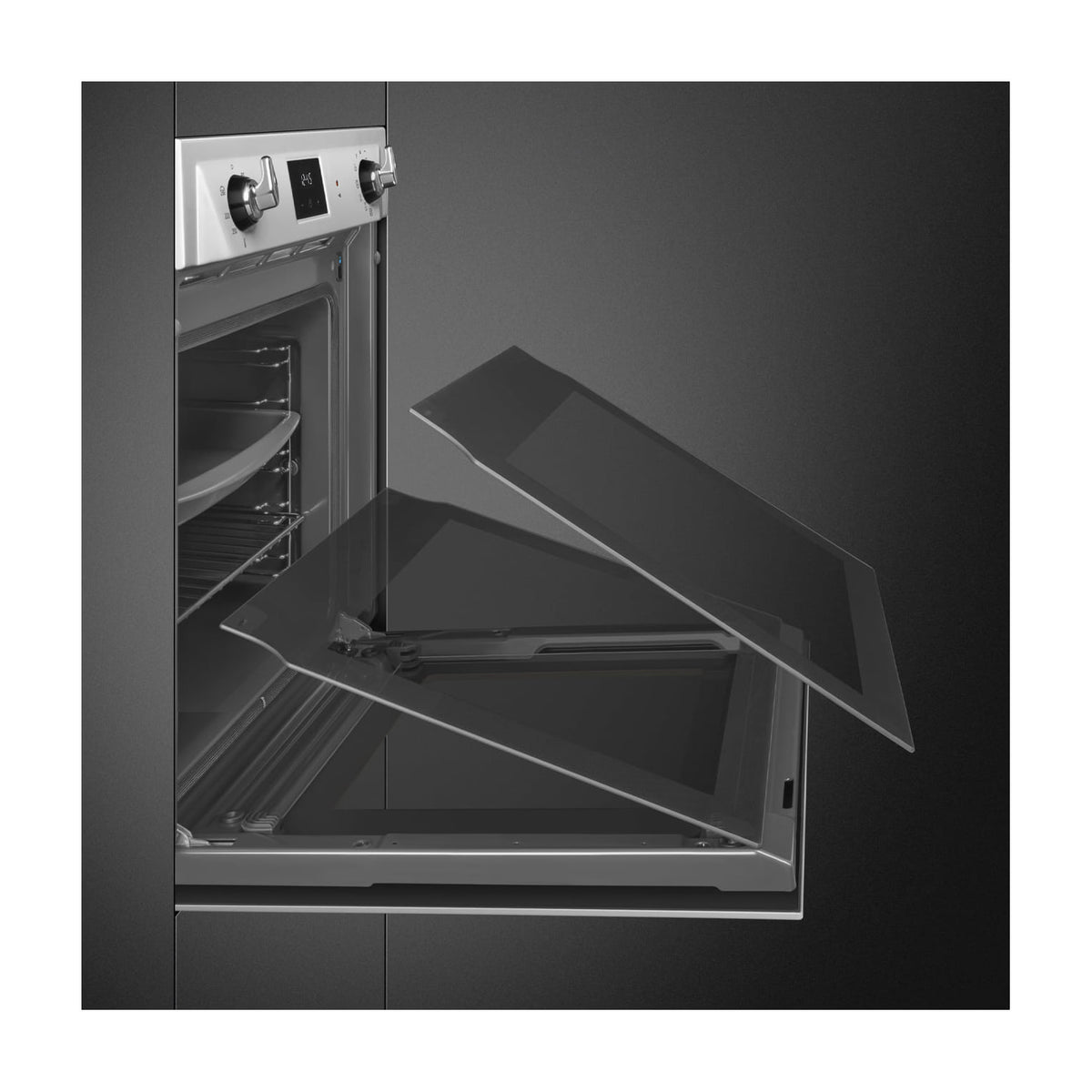 Horno multifunción Smeg SOP6900TX pirolítico de 68 litros