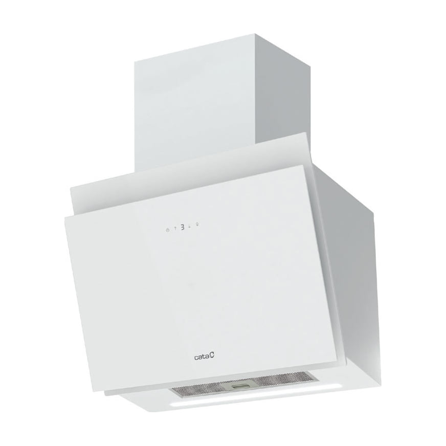 Campana decorativa CATA Thalassa Pro 600 GWH /A blanca, 842 m³/h