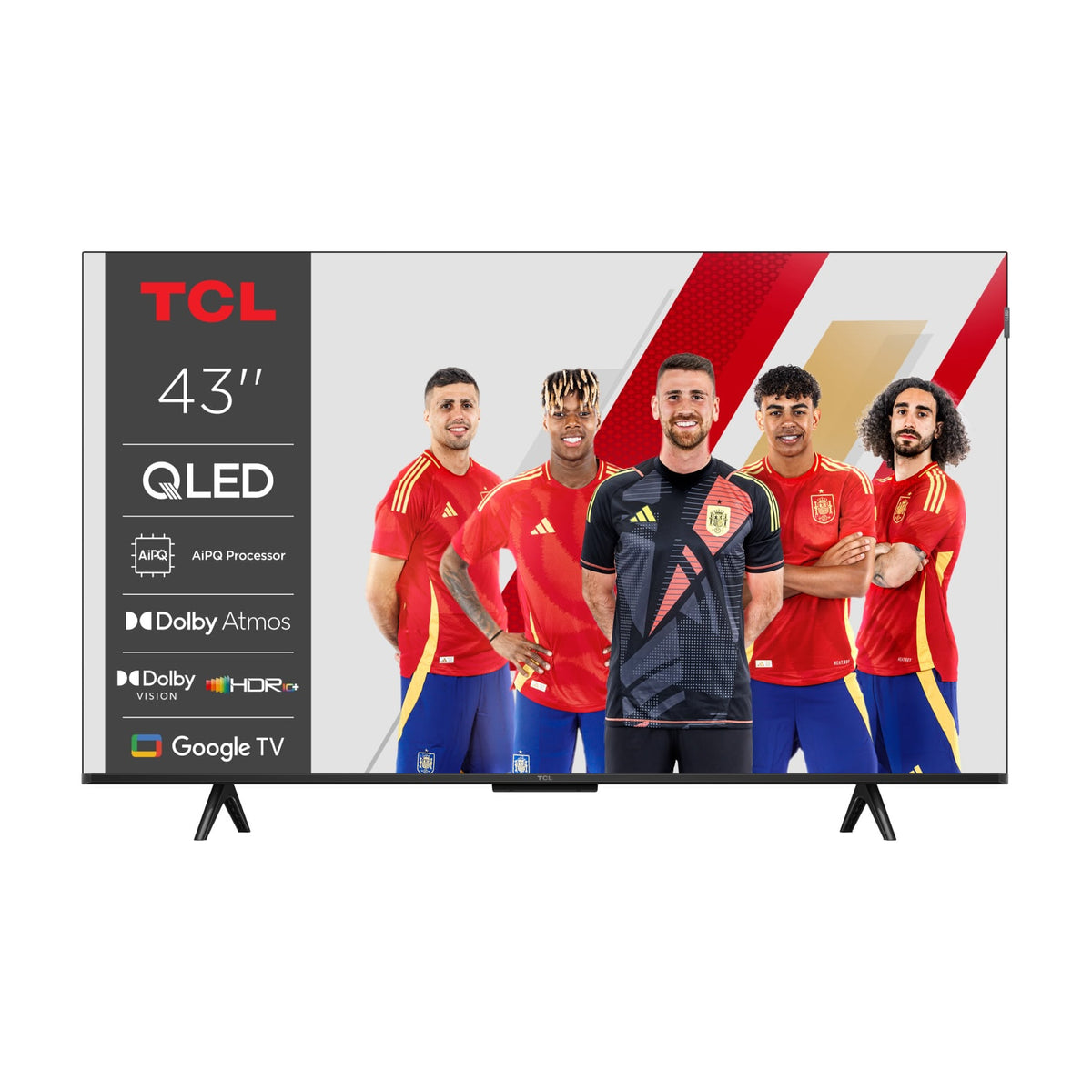 Televisor TCL 43P7K de 43 pulgadas, QLED 4K UHD y Google TV