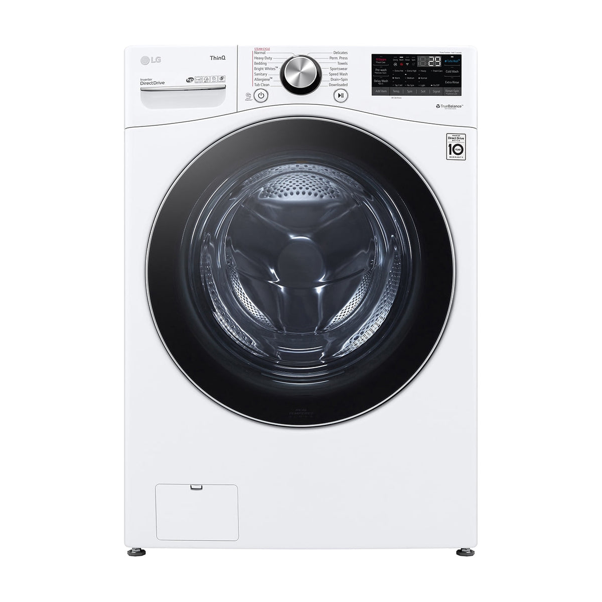 Lavadora de carga frontal LG F0P3CYV2W de 20 kg y 1000 rpm