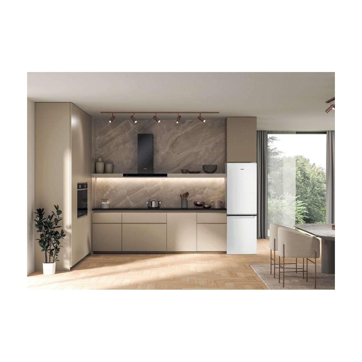 Frigorífico combi Whirlpool WNF 821 E W, 328 l, blanco