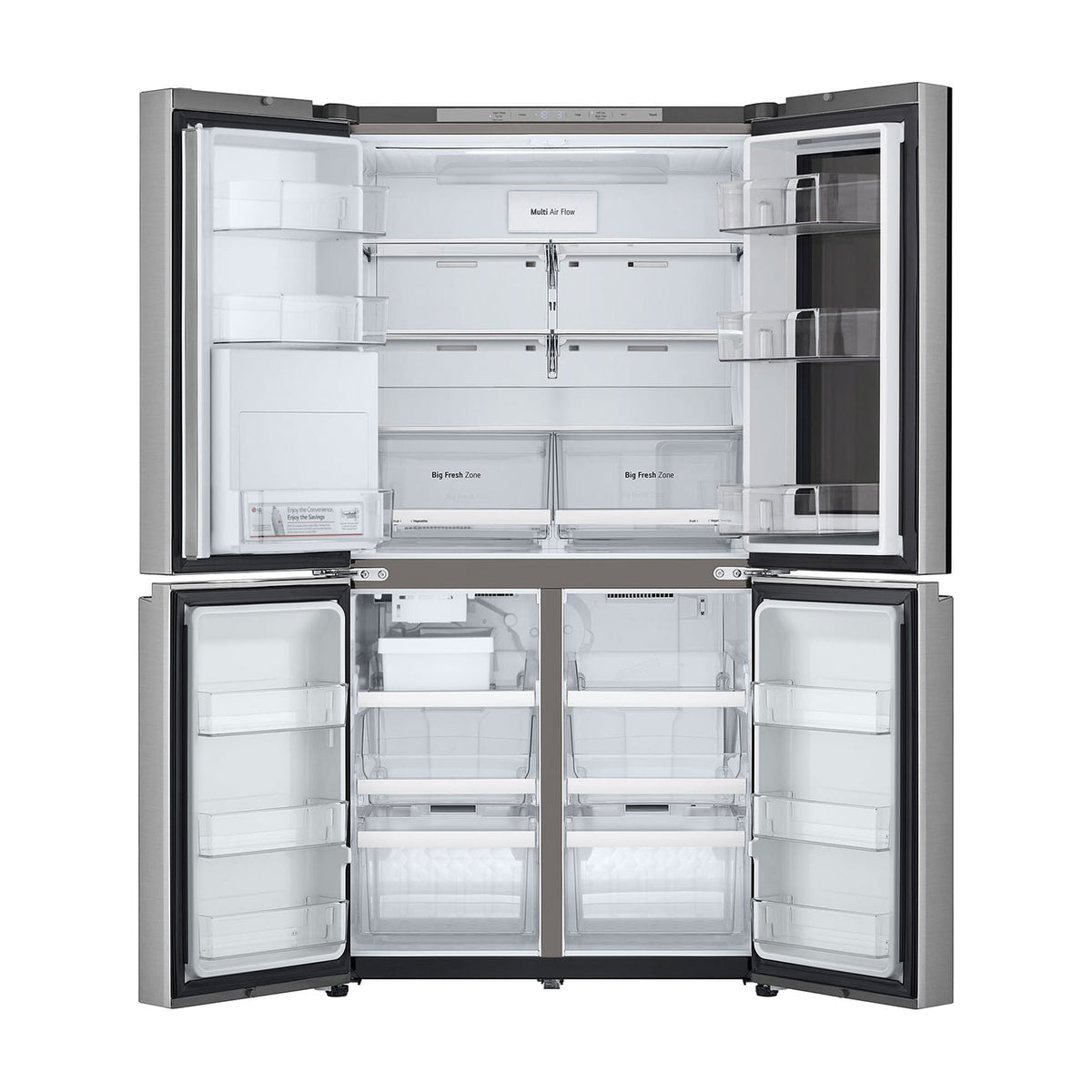 Frigorífico americano LG GMK960PY2E de 646 l con InstaView e inox antihuellas