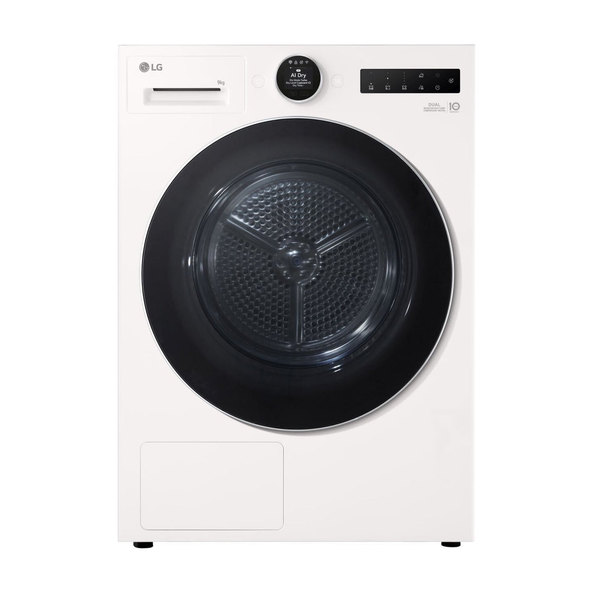 Secadora LG RHX9009TWC de 9 kg con bomba de calor y Wi-Fi