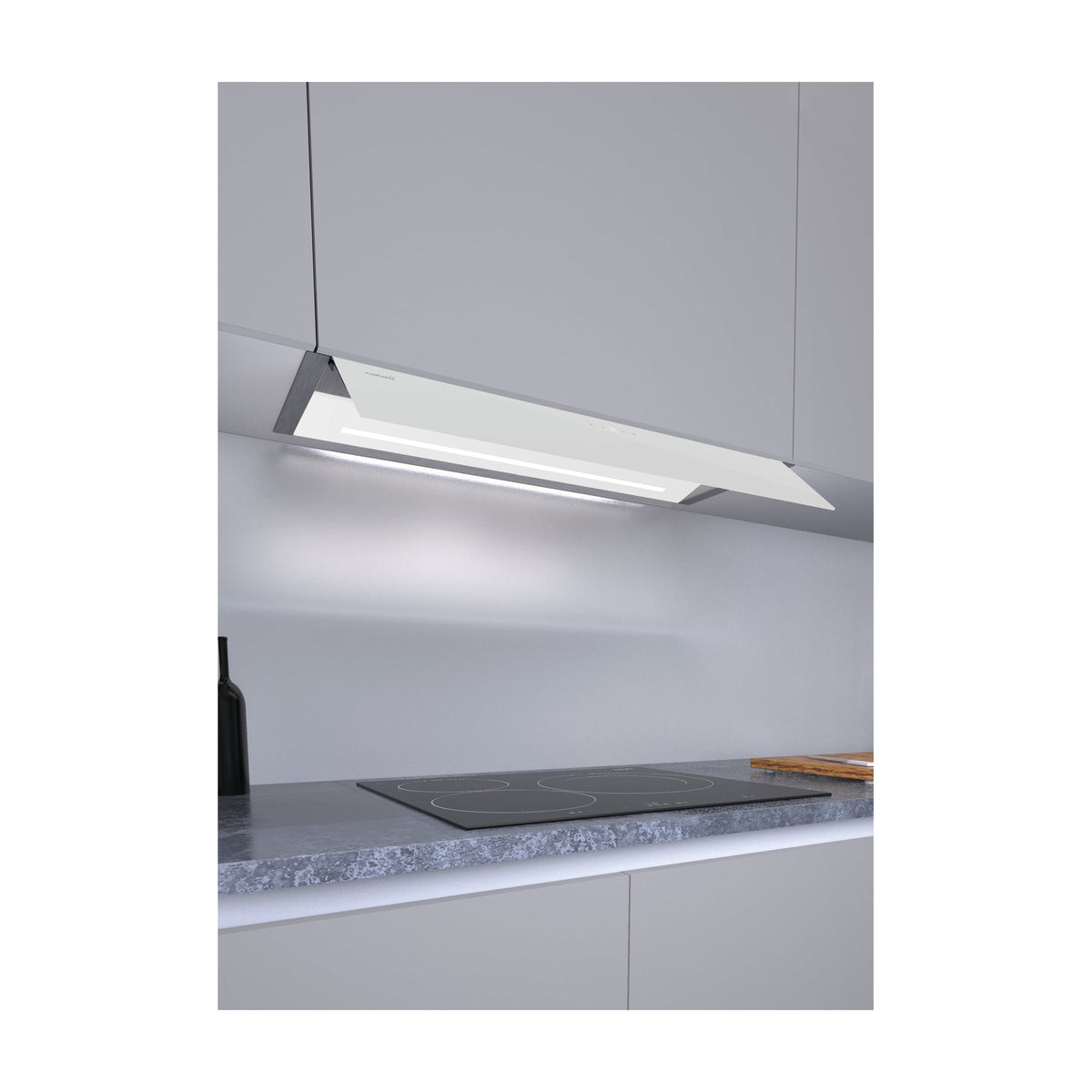 Campana integrable CATA Renova Pure Air MNV90 GWH, 90 cm, con purificador de aire