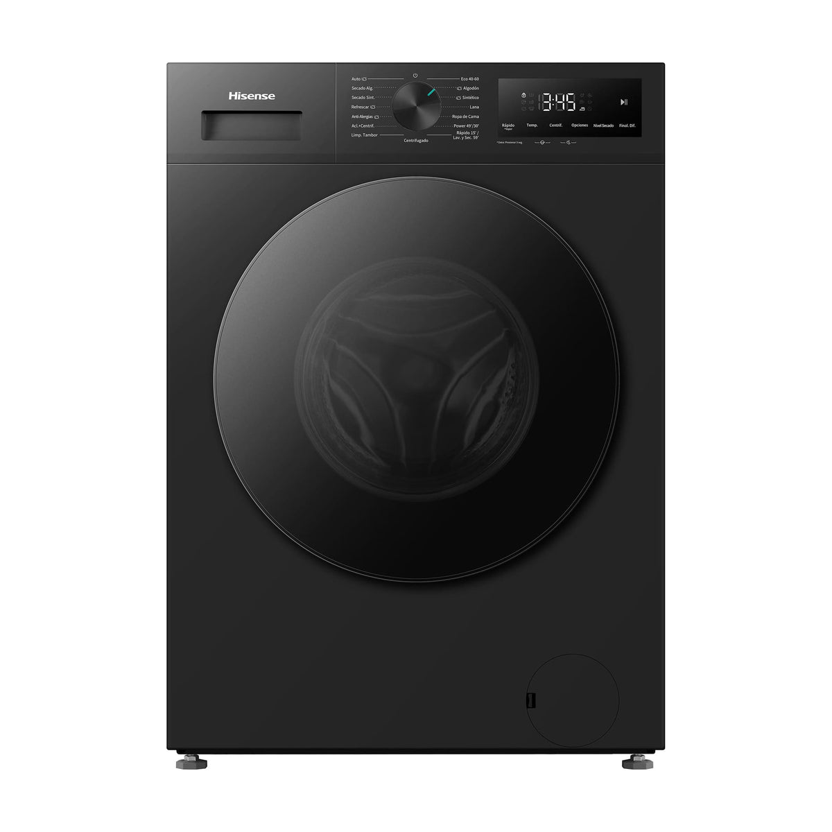 Lavasecadora Hisense WD1I1142BBL2 de 11/7 kg y 1400 rpm