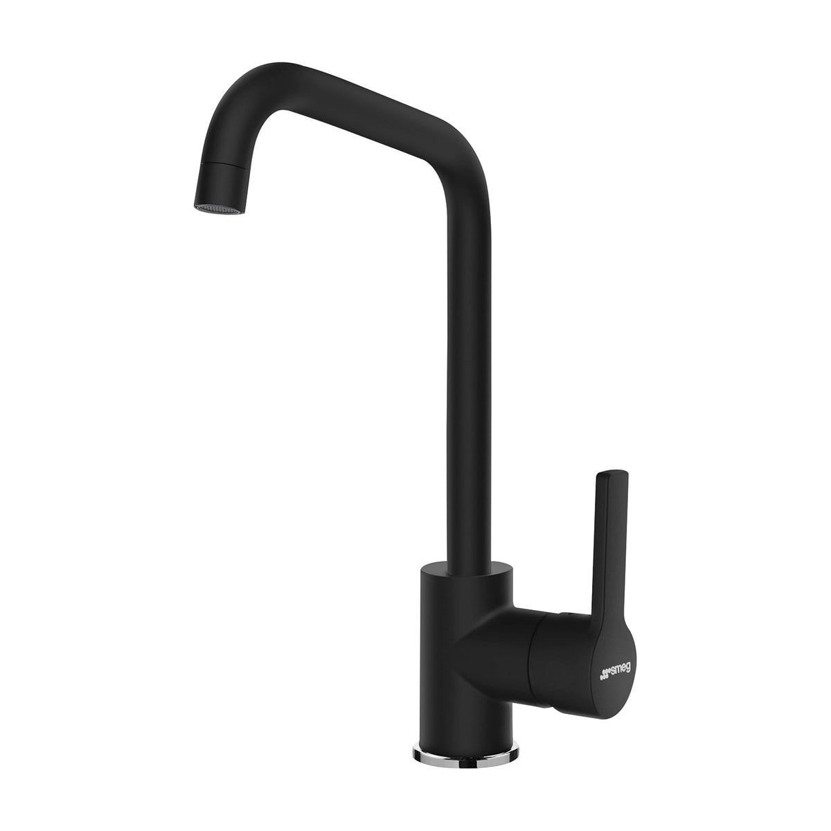 Grifo de cocina Smeg MI3MN monomando negro mate, giro de 360°