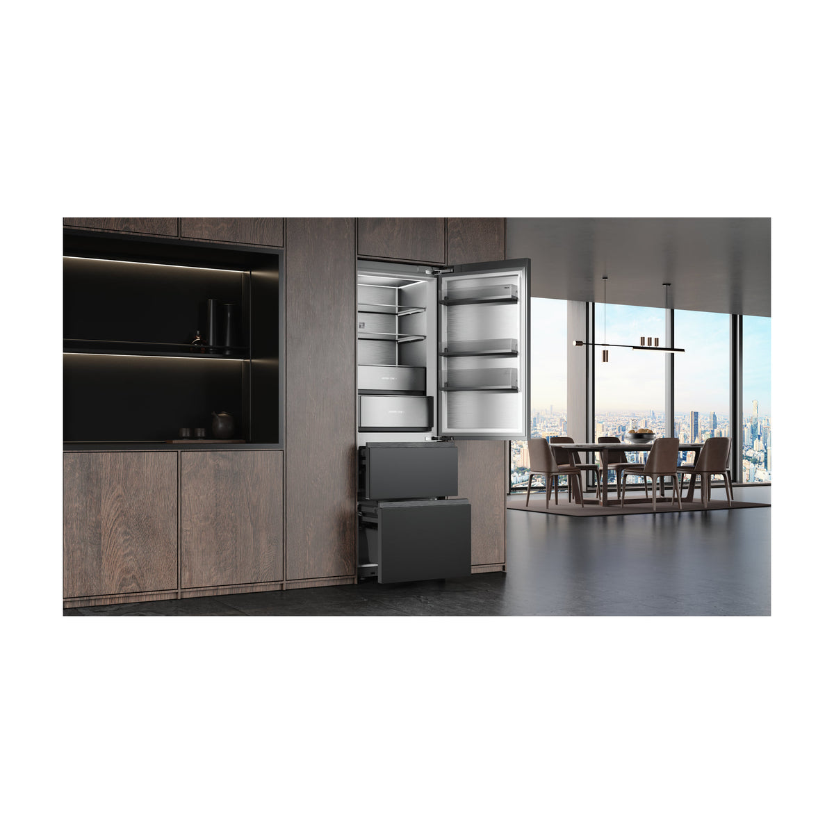 Frigorífico combi Teka RBF 87670 SLN G1, 383 l, Total No Frost