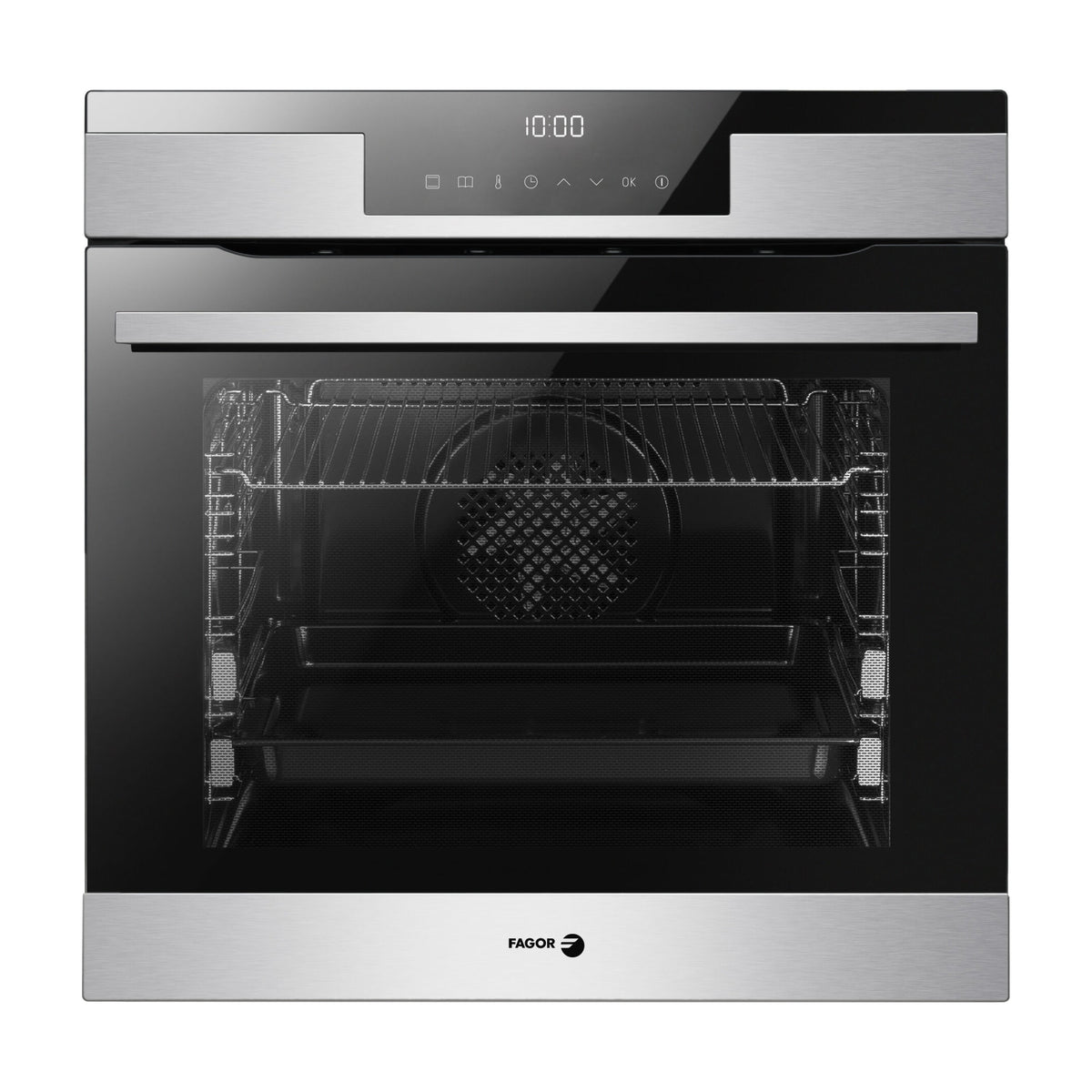 Horno multifunción Fagor 9H-195TCX de 77 l con control táctil, inox