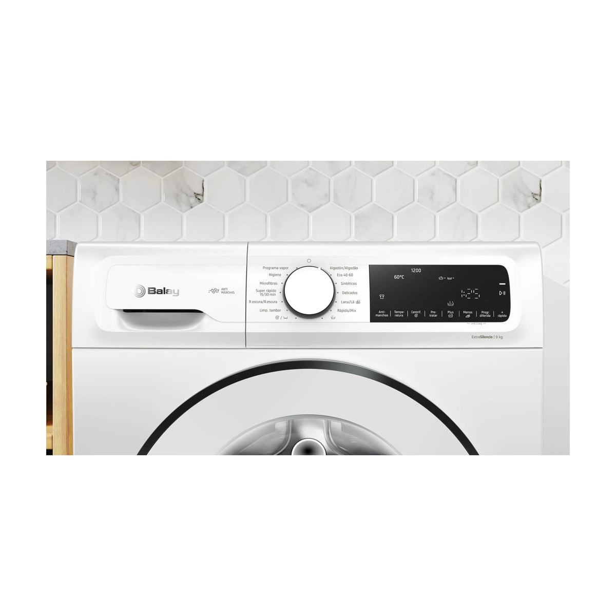 Lavadora Balay 3TS390B de 9 kg y 1200 rpm