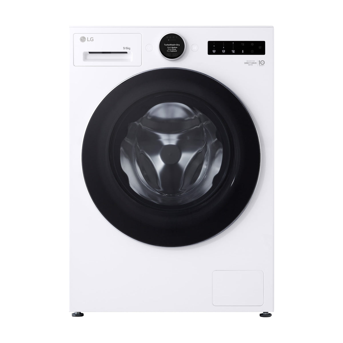 Lavasecadora LG WHX9096TLC 9/6 kg, 1400 rpm, bomba de calor Dual Inverter y Wi-Fi