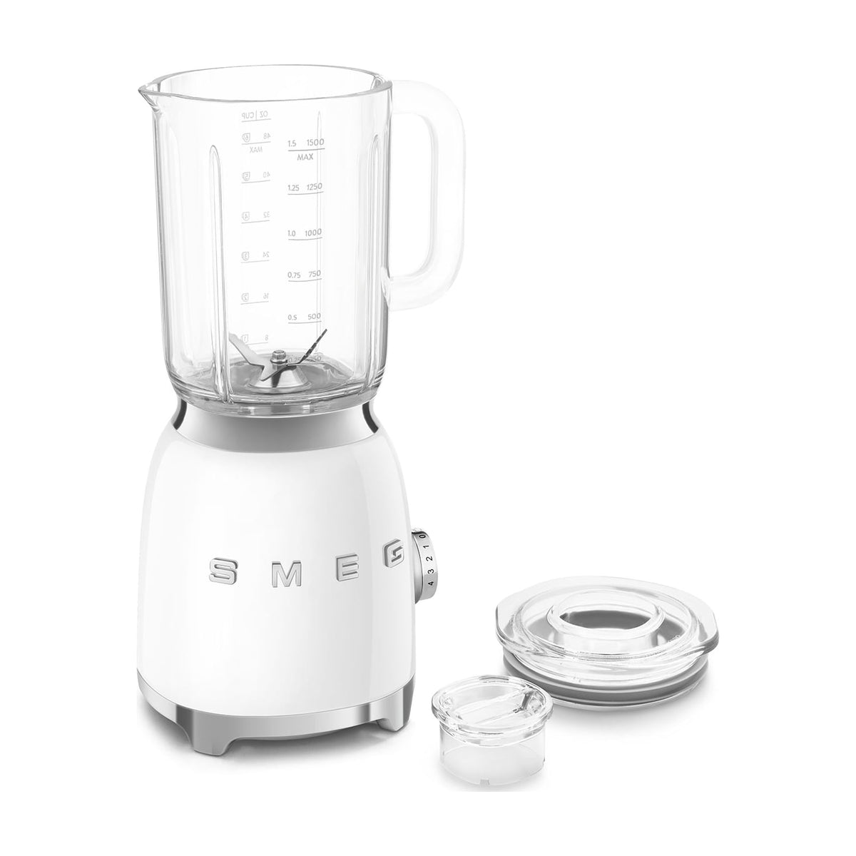 Batidora de vaso Smeg BLF03WHEU de 800 W y 1,5 l