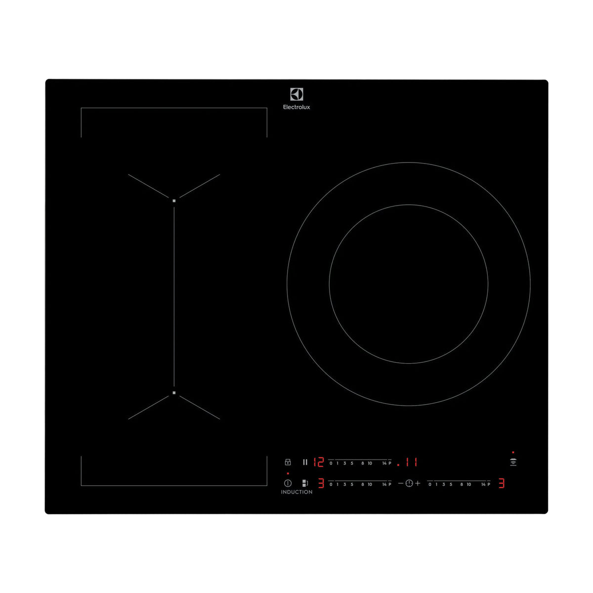 Placa de inducción Electrolux LIV63340CK de 60 cm con 3 zonas y Bridge