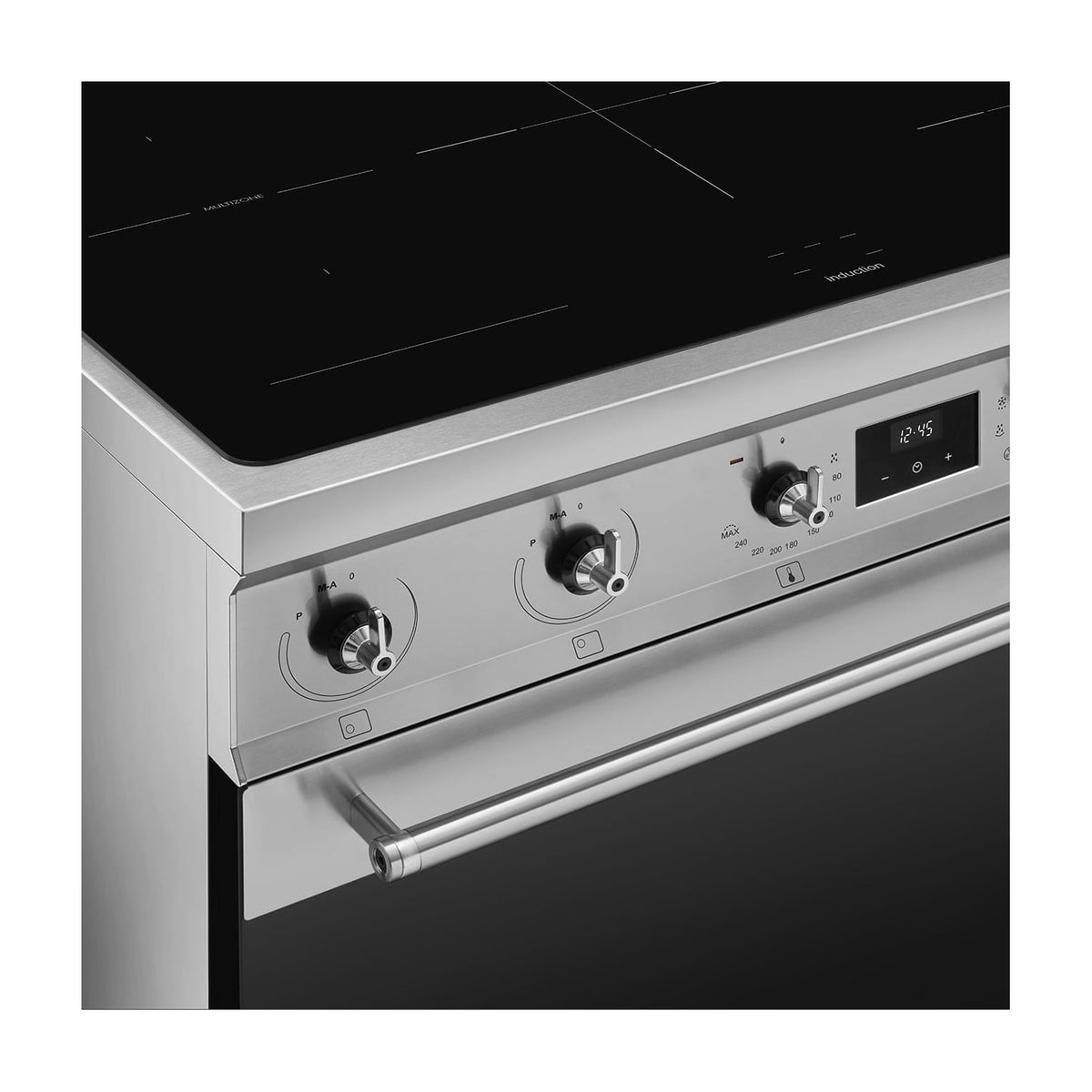 Cocina de inducción Smeg C9IMX2 con 5 zonas y horno de 115 l