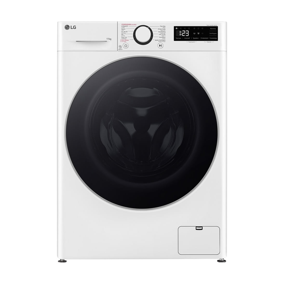 Lavadora LG F4WR5011A6F de 11 kg con vapor y AI Direct Drive