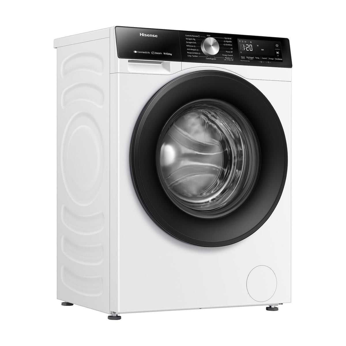 Lavasecadora Hisense WD3S1043BW3 de 10,5/6 kg con WiFi