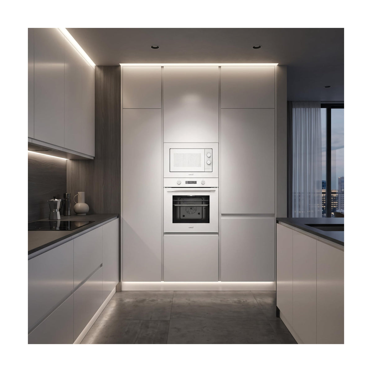 Horno multifunción Cata MDS 8108 WH de 73 litros y 8 funciones