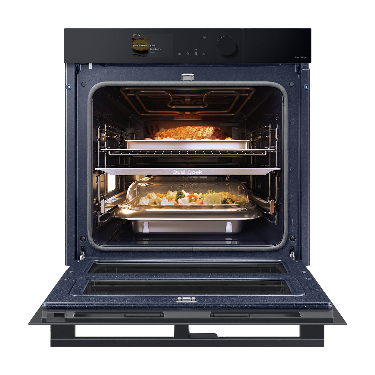 Horno Samsung NV7B6795JAK/U1 de 76 l con vapor y limpieza pirolítica