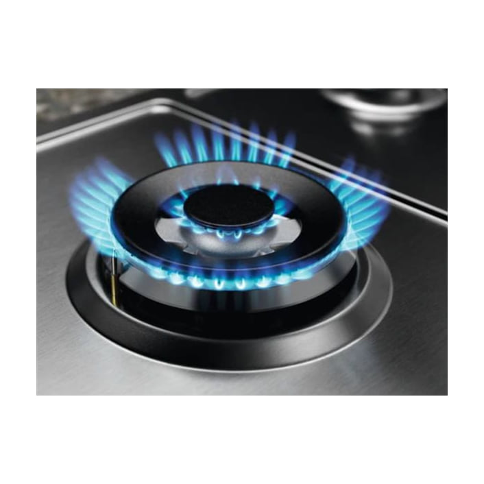 Placa de gas Electrolux KGS7536SX de 75 cm y 5 zonas
