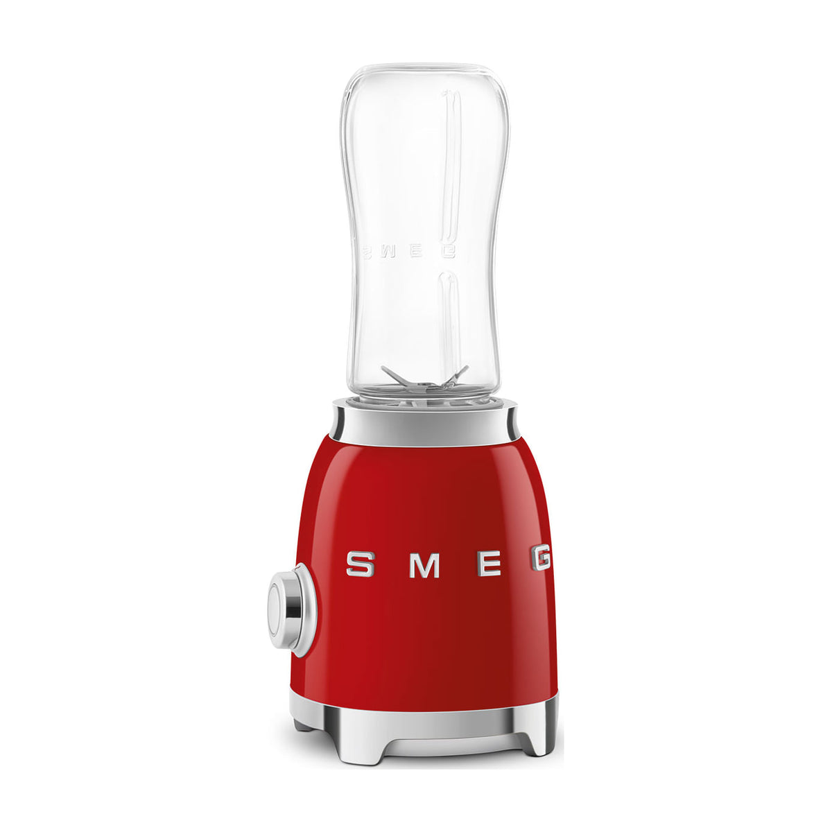 Mini batidora de vaso Smeg PBF01RDEU, 300 W y 2 velocidades