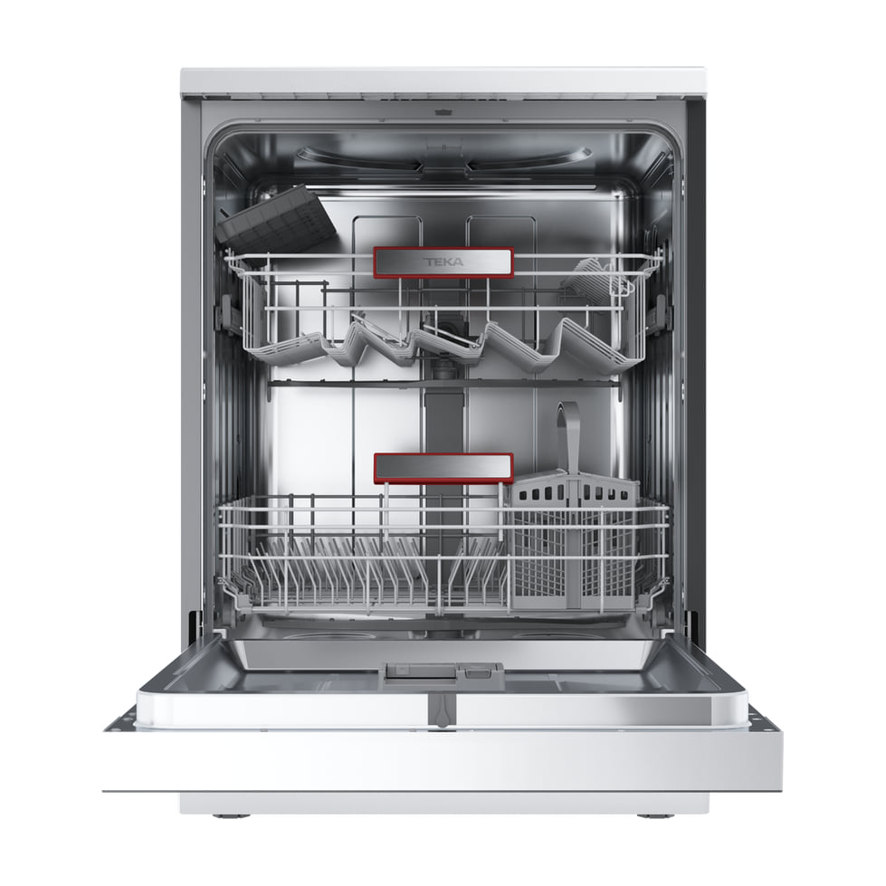 Lavavajillas Teka DFS 263EW blanco, 13 cubiertos y 8 programas