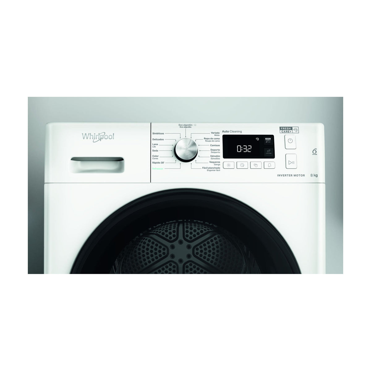 Secadora Whirlpool FFT M11 8X3BY SPT de bomba de calor, 8 kg