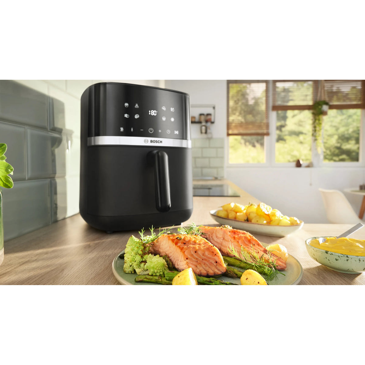 Freidora de aire Bosch MAF462B0 Serie 4, 6,1 l y 2050 W