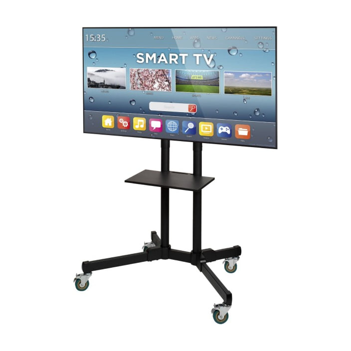 Soporte de TV móvil Vivanco FS 8060 D para 43 a 85 pulgadas, inclinable