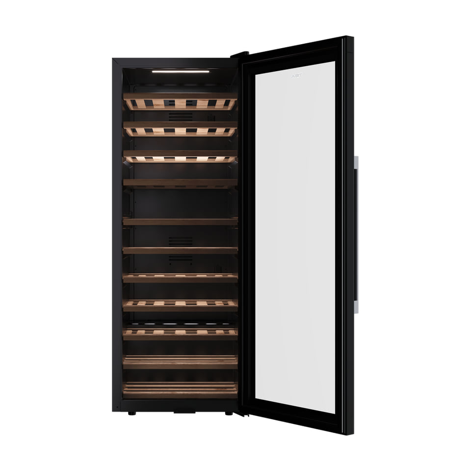 Vinoteca Teka Sommelier RVF 10051 GBK de 51 botellas, cristal negro