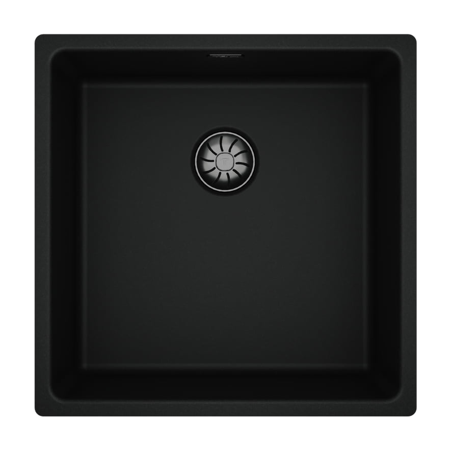 Fregadero Teka TopLine RS15 40.40 de acero inoxidable negro, instalación 3 en 1
