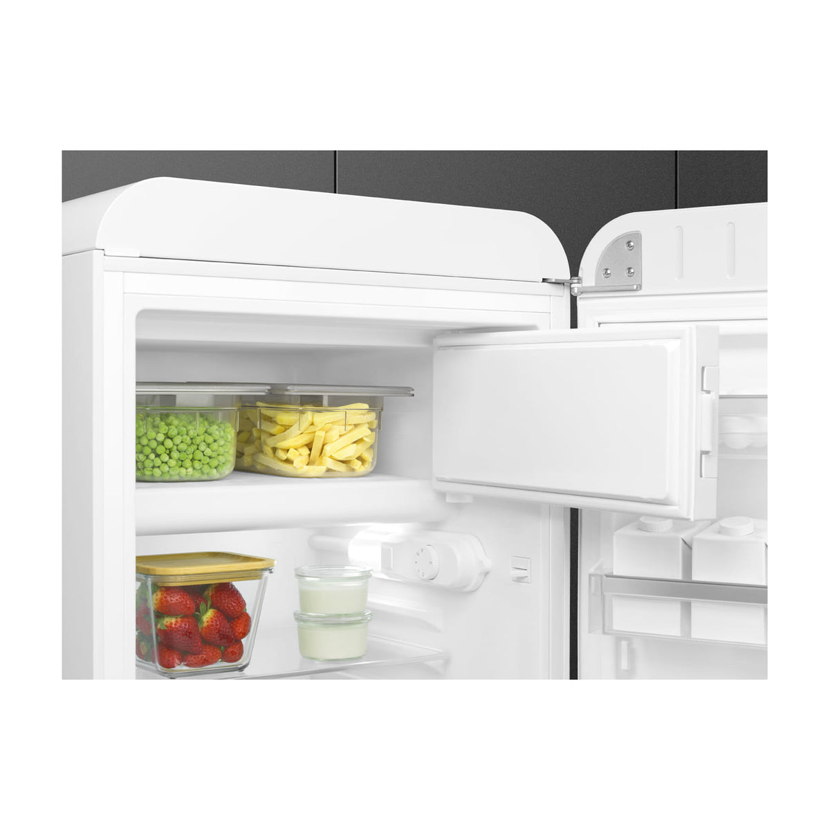 Frigorífico de una puerta Smeg FAB10RWH6 blanco, 122 l, clase D