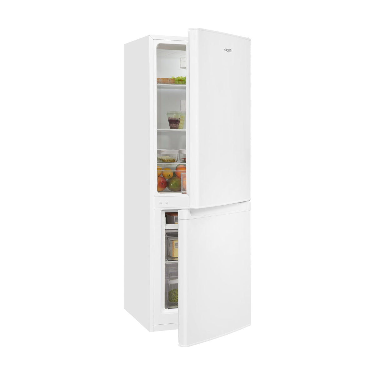 Frigorífico combi Exquisit KGC232-60-E-040E blanco, 173 l, clase E