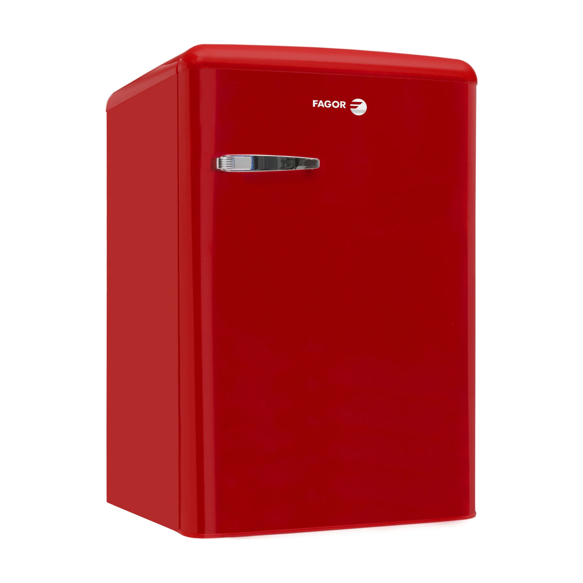 Frigorífico de una puerta Fagor 3FFV-855R retro rojo, 108 l