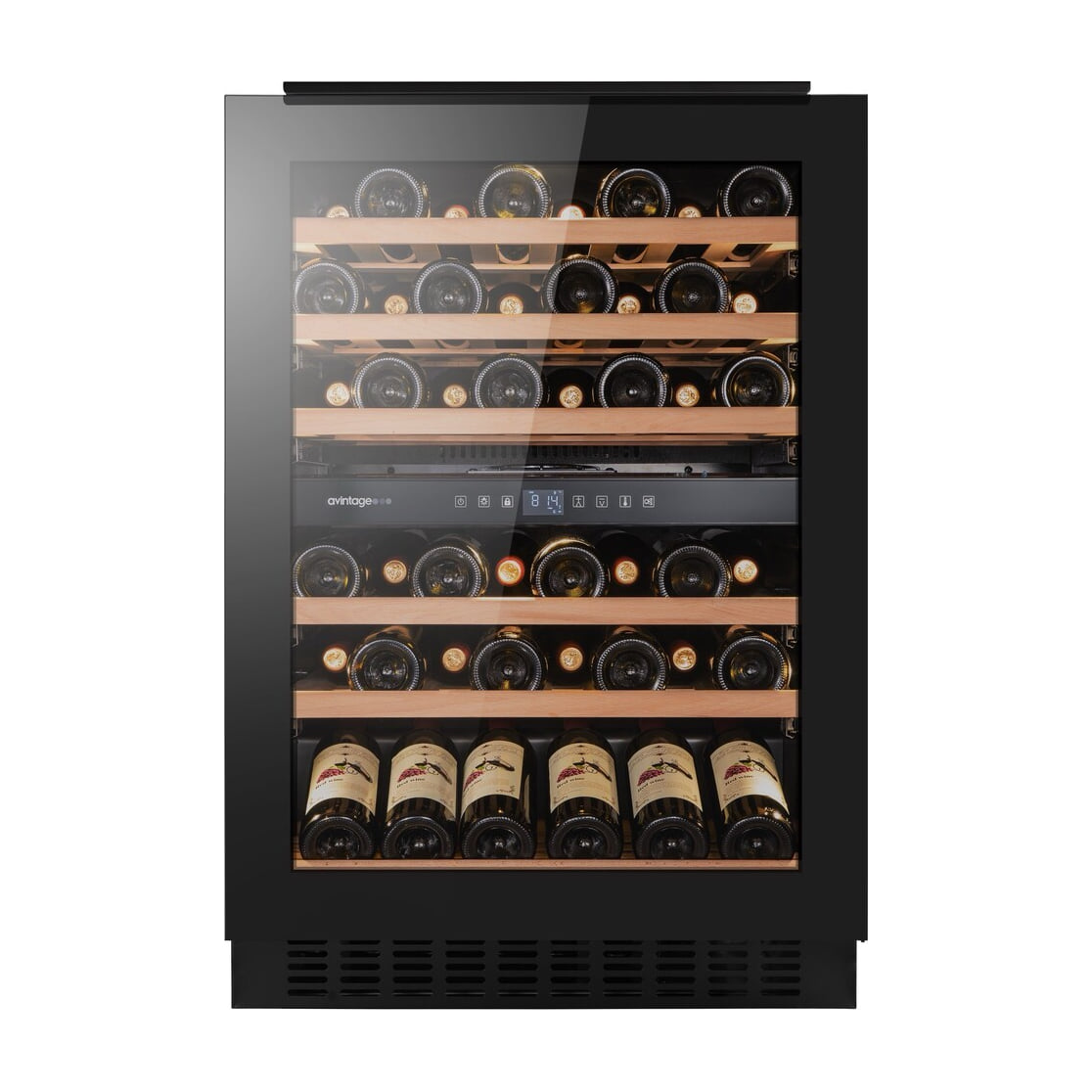 Vinoteca Avintage AVU61D88 de 46 botellas y doble zona